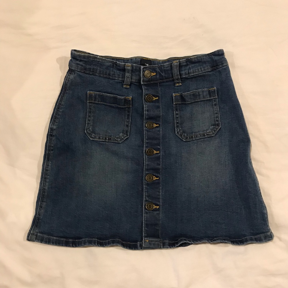 Gap Denim Skirt With Pockets